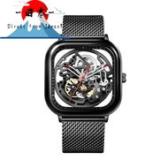 [Direct from Japan]
CIGA Design Automatic Skeleton Watch Series C for Men - Black and Silver Options