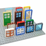 MOC Bingkai Pintu Tingkap Tebal Blok Binaan Batu Bata 1x4x6 Kreatif Pendidikan Serasi 60596 60616 60