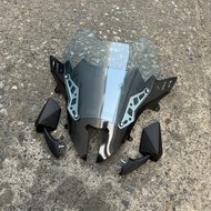 ชิวหน้าPCX160 ปี2021-2024 ทรงFZ-v2 ดีไซน์ทรงเวอร์ชั่นใหม่ (แถมกระจกฟรี)(ชิวแต่งแบบ2ฐานCARBONสกีนHond