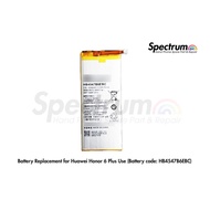 Battery Replacement for Huawei Honor 6 Plus Use (Battery code: 4547B6EBC)