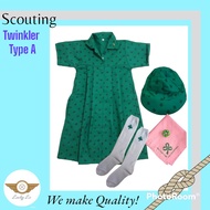 1LIANCO'S NEW UNIFORM GIRLS SCOUTING TYPE A TWINKLER SET