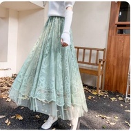 KLOWI-SKIRT LATESTWanita-IMPORTED SKIRT-BANGKOK SKIRT-LONG SKIRT