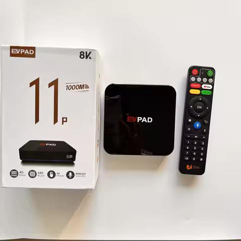 [Genuine]2025 evpad 11P 4gb 64gb EVPAD 11S 8k tv box hot in Korea Japan Singapore USA CA UK newzland