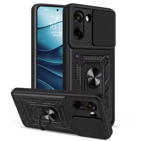 Funda for Oneplus Nord CE 5 5G ACE 5 Racing Case Slide Camera Ring Stand Holder Shockproof Cover for