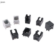 [jeon] 10PCS RJ11 4P4C/6P6C/6P4C Female PCB Telephone Soet Connector