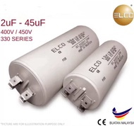 ELCO Motor Running Capacitor 400/450V / Washing Machine Capacitor kapasitor 2uf 4uf 5uf 6uf 8uf 10uf