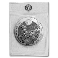 Rwanda 50 RWF Lunar Ounce Dog 2018 1oz 1 oz .999 Silver Coin (Sealed)