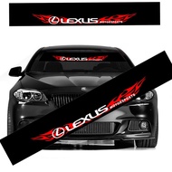 Car Windscreen Windshield Sticker BLACK Decorative Stickers For Lexus Is250 CT200h ES250 GS250 IS250 LX570 LX450d NX200t RC200t rx300 rx330 rx350 Accessories