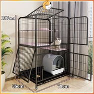 Sangkar Kucing Besar 2 3 Tingkat 4 Level Cat Cage Large Cat House Indoor Dog Cage Cat Villa Platform