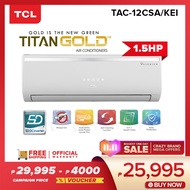 Sa stock Mabilis na paghahat     id TCL TAC-12CSA/KEI 1.5 hp Inverter Split-type Aircon (White)