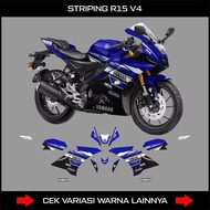 Yamaha Yzf R15 V4 Connected Striping Sticker / Motorcycle Decal Sticker R15 V4 / R15M