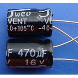 Brand New Electrolytic Capacitor 16V470uF 470UF16V