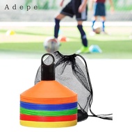 Adepe 50Pcs Soccer Cones Bright Colors Practical Soccer Disc Cones for Football