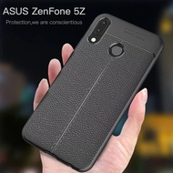 ASUS ZENFONE 5Z ZS620KL AUTOFOCUS SILICON CARBON LEATHER CASE