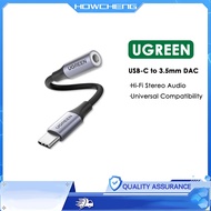 UGREEN USB-C Audio Adapter  Hi-Fi Stereo DAC for Phone 3.5mm Headphone Jack