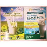 Health Paradise Org Blk Soya Powder 500g & Org Soya Powder 500g