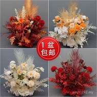 Artificial Flowers Decoration Wedding Artificial Flowers Eucalyptus Potted Flowers T-Taich Guide Flo
