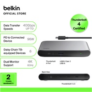 Belkin INC013qcSGY Connect Thunderbolt 4 5-in-1 Core Hub (macbook,TB4,TB3,USB4,usb-c devices)