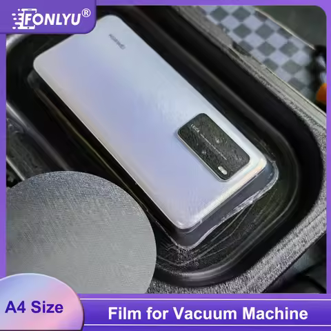 FONLYU 20pcs A4 Size Heat Shrink Film Full Cover Wrapped for iPhone 17 Pro Max Vacuum Envelope Machi