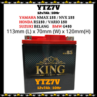 KING OUTDO Motorcycle Battery Refurbished Lelong YTZ5S-BS YTZ5S PTZ5S YB3L-BS UTX5L YTX5L YTZ7V UTX1