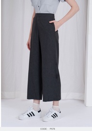 VERONIQA Pants AM-P578 by AMILA สูทติ้งลอน ขายาว IGPU25-7