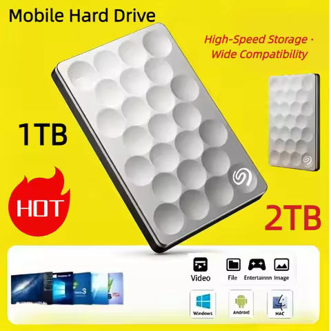 For Seagate 1TB Portable Hard Disk USB3.0 2TB High Speed External SSD Hard Drive Large Capacity Data