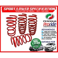 Proride Axia Bezza Sport Spring Performance Premium Advance Special Edition M2 Lowered Lowerd Lower 