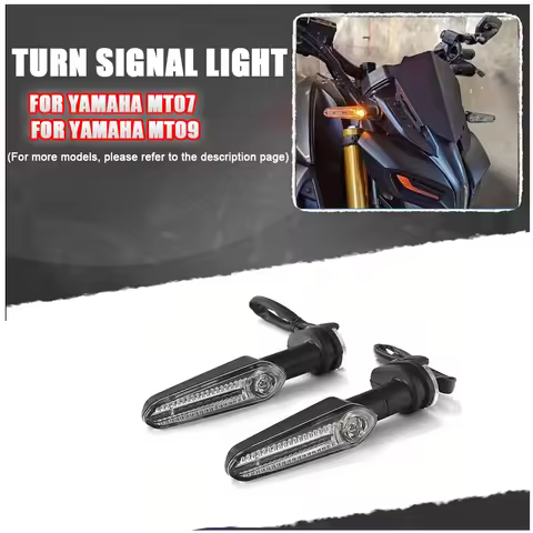 MT-07 MT-09 LED Turn Signal Indicator Light For Yamaha YZF R6 R1 R3 R7 R9 R15 MT07 MT09 T7 TRACER 70