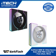 DarkFlash DM8R SE 120mm Reverse Blade ARGB PWM Cooling Fan - 1 Pack