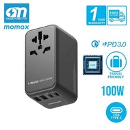 Momax 1-World 100W GaN 4 ports + AC Travel Adapter UA10