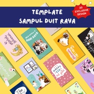 Sampul Raya Eksklusif | DIY Printable Angpao | Template Sampul Raya | Digital Money Pocket | Sampul 