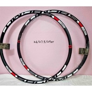 Sagmit evo 3 rim tubeless 27.5 &amp; 29er sold as pair dalawa(2 pcs)mtb rim