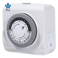 Light Timer for Lamps Indoor Plug Timer Plug in Timer for Electrical Outlets 1PCS US Plug