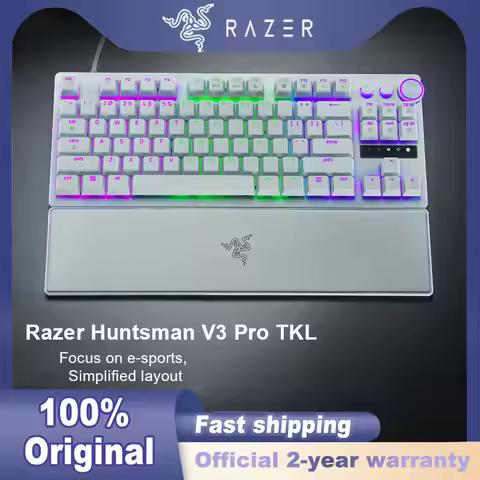 Razer Huntsman V3 Pro TKL Gaming Keyboard 8KHz Esports Analog Optical Switches Gen 2-8000 Hz Polling