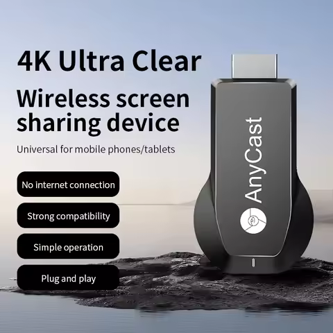 M9 Same Screen Device Wireless WiFi Display Supports 4K/1080P HD Input Suitable for 99% Smartphones 