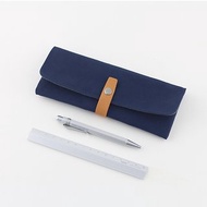 風格筆袋 / 眼鏡盒 / 日本製帆布 -- 普魯士藍
