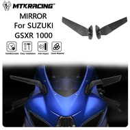 MTKRACING MIRROR For SUZUKI GSXR 1000 2017-2023 Rearview Mirrors Wind Wing Adjustable Rotating Side 