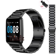 For AXTRO Fit 4 Fitness Tracker Smart Watch fit 3 watch strap Metal Stainless Steel Wristband Watchb