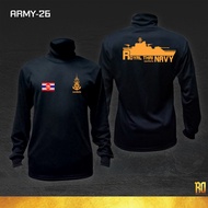 ARMY-26 เสื้อซับในทหารเรือ แขนยาวคอเต่า