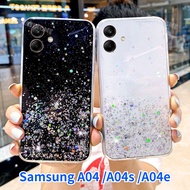 Samsung A04 A04s A04e Starry sky Transparent Casing For Samsung Galaxy A04 A04S A04E A04 04A S E 4G 