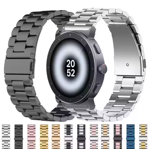 22mm Stainless Steel Strap For Realme Watch S5 Bracelet Metal Band For Realme Watch 5 S2/S SPro/2 2P