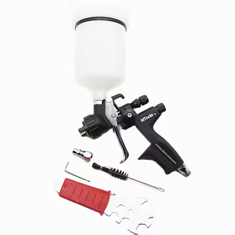 HVLP4000B 5000B Spray Gun 1.3mm Stainless Steel Nozzle Atomization Professional Sprayer Paint Airbru