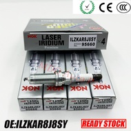 4ชิ้นแพลทินัมเออรีเดี่ยม ILZKAR8J8SY หัวเทียน95660เหมาะสำหรับ CRV Crown URV Accord 1.5T 12290-5PA-A0