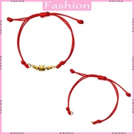 NAV 2Pcs Bohemian Color Wax Rope Bracelets Summer Braided Bracelets Hawaii Beach Bracelets Jewelry S