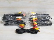 {哈帝電玩}~SEGA SATURN SS 全新鍍金頭AV端子線 AV線 AV影像線 全長180公分 全新散裝無盒~