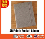 4R 200pcs Pocket Photo Album Fabric Cover (200pcs) Ready Stock