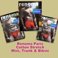 SG2 (100%ORI) RENOMA PARIS COTTON STRETCH BIKINI, BRIEF, TRUNK UNDERWEAR FOR MEN