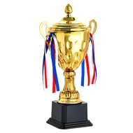 new Metal Cup Gold TrophyChampionship Award for Football Soccer Fantasy Sports CompetitionEngraved C
