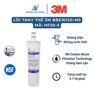 Máy lọc nước Nano 3M BREW120-MS để gầm không điện công nghệ lọc "3M Carbon Block Filtration Technolo