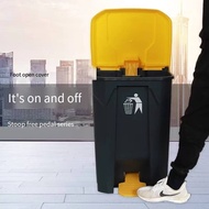 High Quality Large Capacity Durable Plastic Rectangle Pedal Waste Trash Dustbin Recycle Bin 30L/80L